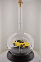 Porsche 911 Targa 4s Gelb (2020) 1:43 in mundgeblasener Flasche 600ml
