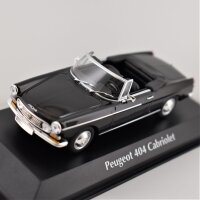 Peugeot 404 Cabriolet (1962) Schwarz 1:43