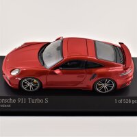 Porsche 911 Turbo S Sport Design (2021) Kaminrot 1:43