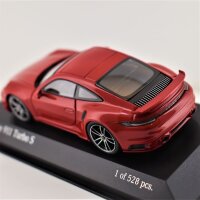 Porsche 911 Turbo S Sport Design (2021) Kaminrot 1:43