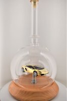 Lamborghini Gallardo in Goldoptik 1:43 in mundgeblasener Flasche 600ml