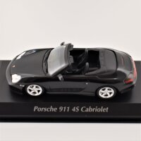 Porsche 911 4S Cabriolet 2003 Black 1:43