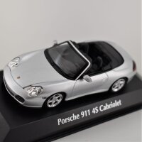 Porsche 911 4S Cabriolet 2003 Silber 1:43