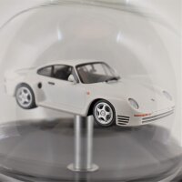 Porsche 959 Weiß (1987) 1:43 in mundgeblasener Flasche 600ml