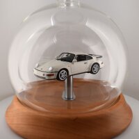 Porsche 911 Turbo (1990) Weiß 1:43 in mundgeblasener Flasche 600ml