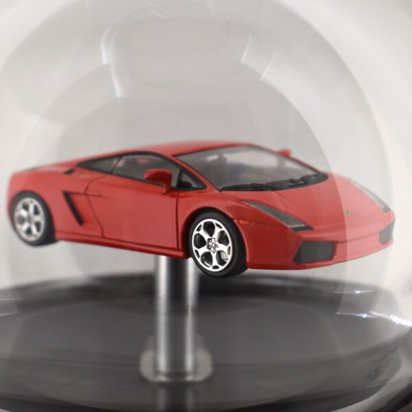 Lamborghini Gallardo Rot 1:43 in mundgeblasener Flasche 600ml