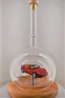 Ferrari California Rot 1:43 in mundgeblasener Flasche 600ml