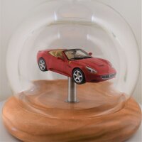 Ferrari California Rot 1:43 in mundgeblasener Flasche 600ml