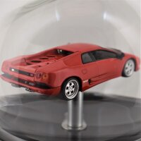 Lamborghini Diablo Rot 1:43 in mundgeblasener Flasche 600ml