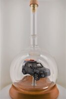 Land Rover Defender 90 (2020) Black 1:43 in mundgeblasener Flasche 600ml