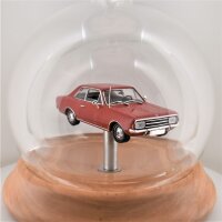 Opel Rekord C Limousine (1968)  Rot 1:43 in mundgeblasener Flasche 600ml