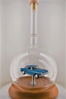 Peugeot 404 (1962) Blau 1:43 in mundgeblasener Flasche 600ml