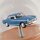 Peugeot 404 (1962) Blau 1:43 in mundgeblasener Flasche 600ml